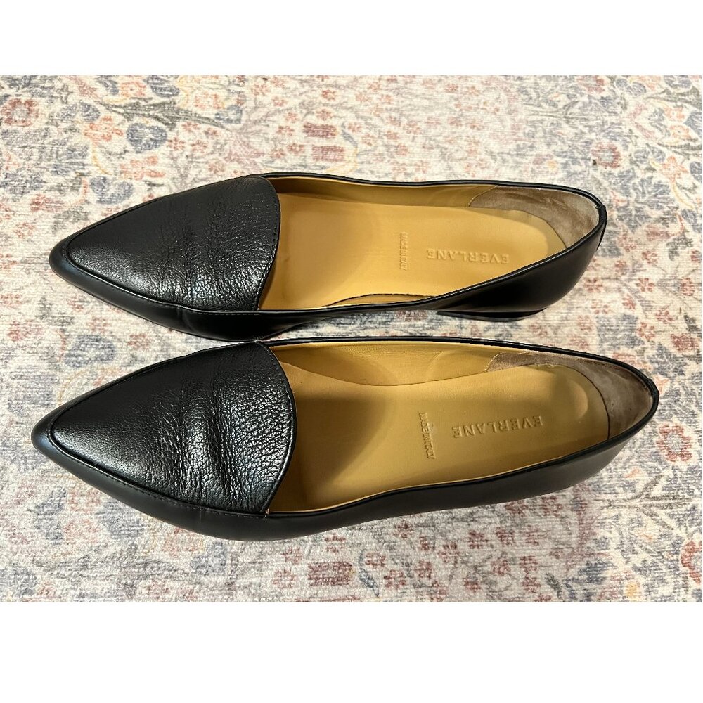 Everlane The Modern Point Flat shoes - Black Size 8